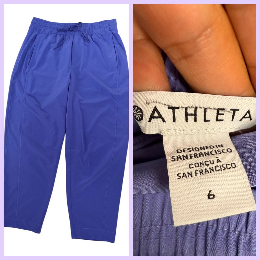 Athleta Women's Arrival Pant in Periwinkle Blue Size 6 NWOT